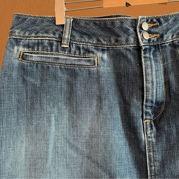 90s vintage old navy maxi denim skirt - Picture 2 of 9